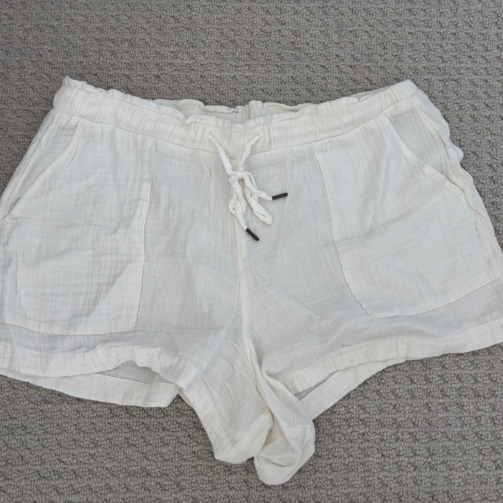 Cotton gauze shorts